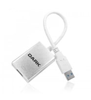 DARK UGA33 DK-AC-UGA33 0.15metre USB-HDMI Çevirici Adaptör Gümüş