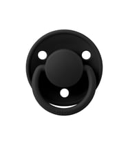 Bibs  De Lux Kauçuk Emzik - Black 6-18 Ay
