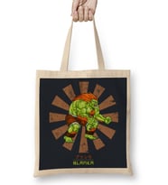Blanka Street Fighter Retro Japanese Bez Çanta Uzun Saplı