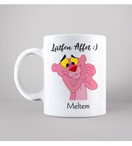 Lütfen Affet (Pembe Panter) Tasarımlı Kupa Kişiye Özel