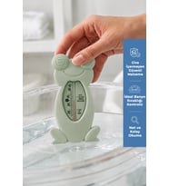 Cıvasız Kurbağa Banyo Oda Termometresi Yeşil