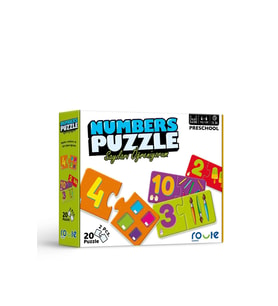 Sayı Bulmacası Eğitici Çocuk Puzzle -SAYILARI ÖĞRENİYORUM 3+YAŞ