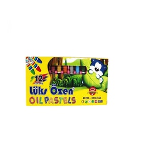 Pastel Boya 12 Renk Karton Kutu Lüks Özen Pastel Boya 12 Renk Karton Kutulu (Karışık)