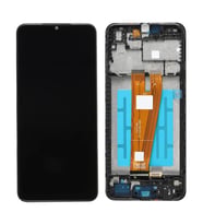 Samsung A04 Sm-A045F Çıtalı Lcd Dokunmatik Ekran (Siyah)