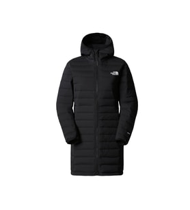 The North Face W Belleview Stretch Down Parka Kadın Outdoor Montu (600 Dolgu Kaz Tüyü) NF0A7UK7JK31 Siyah
