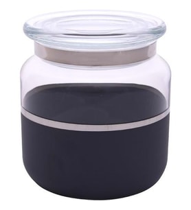 Gordion M06306-AB Kavanoz 10x10 cm Vısıon Black Platin