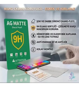 Vivo X fold 5 Uyumlu NANO Ekran Koruyucu 9H Ekstra Koruma 9H - MAT