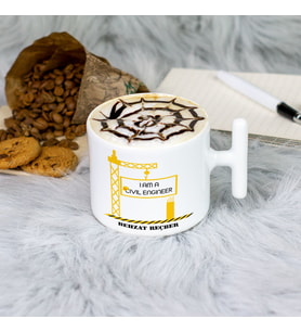 I Am a Civil Engineer Latte Fincanı
