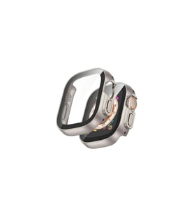 Apple Watch Ultra 49mm Uyumlu Kasa ve Ekran Koruyucu Zore Watch Gard 20 (Gri)