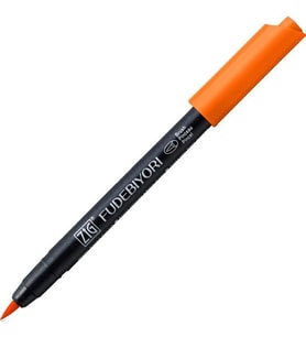 Zig Fudebiyori Brush Pen Fırça Uçlu Kalem 70 ORANGE 