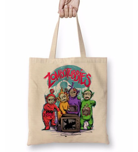 Zombotubbies Bez Çanta Uzun Saplı