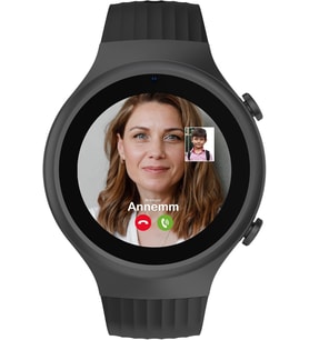 Watch 5S Çocuk Akıllı Saat - Görüntülü Arama, GPS, SOS, Sağlık Takibi, Nabız Ölçer, Spo2Ölçer, Güvenli Alan, Adımsayar, Gorilla Glass Dokunmatik Ekran, Güvenli Liste, IP67 Suya Dayanıklı (Siyah)