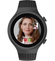 Watch 5S Çocuk Akıllı Saat - Görüntülü Arama, GPS, SOS, Sağlık Takibi, Nabız Ölçer, Spo2Ölçer, Güvenli Alan, Adımsayar, Gorilla Glass Dokunmatik Ekran, Güvenli Liste, IP67 Suya Dayanıklı (Siyah)