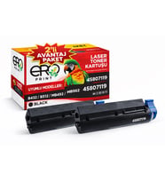 Oki B432dn Muadil Toner - 3000 Sayfalık - İkili Avantaj Paket