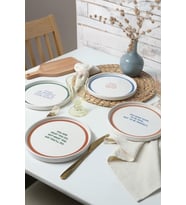Motto Stackable Pasta Tabağı 21 Cm 4 Adet 22646-22732-33-34