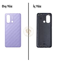 Xiaomi Redmi 12C Lavanta Moru Arka Pil Kapağı Batarya Kapağı Lazer Kesim Back Cover