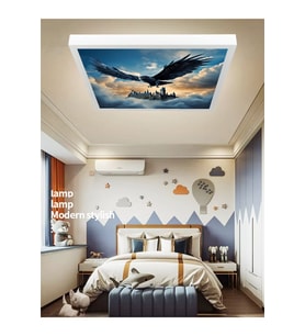 Harry Potter Led Avize, 60X60 Genç Odası Led Lamba, 60w, beyazı Işık, Harry Potter Çocuk Odası lamba
