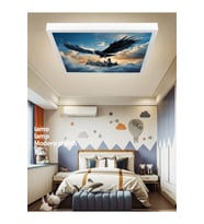 Harry Potter Led Avize, 60X60 Genç Odası Led Lamba, 60w, beyazı Işık, Harry Potter Çocuk Odası lamba