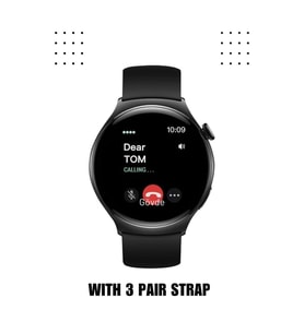 Android IOS Uyumlu 3 Kordonlu AMOLED Ekran Kadın Erkek Akıllı Saat Smart Watch