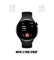 Android IOS Uyumlu 3 Kordonlu AMOLED Ekran Kadın Erkek Akıllı Saat Smart Watch