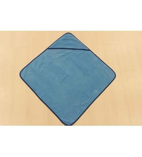 Ender Home Bebek Kundağı Havlu Yeni Doğan Bebek Banyo Havlusu Bukle Kundak Standart-Mavi
