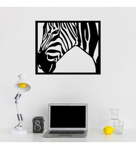 Zebra Motifli2-Duvar Tablosu