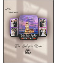 Kişiye Özel Resimli Duvar Saati (Ahşap)