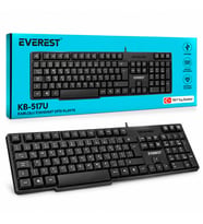 Kablolu Standart Ofis Klavye Siyah Q Klavye KB-517U