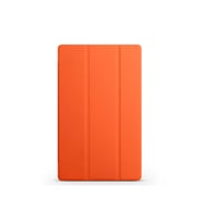 Lenovo M10 TB-X306F Smart Cover Standlı 1-1 Flip Tablet Kılıfı (Turuncu)