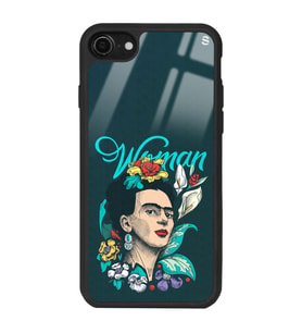 iPhone 7 Women Frida Kahlo Tasarımlı Glossy Telefon Kılıfı