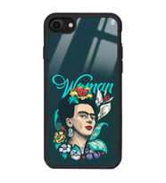 iPhone 7 Women Frida Kahlo Tasarımlı Glossy Telefon Kılıfı
