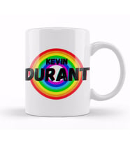 Kevin Durant   Basketball Gifts Vintage Retro Rainbow Quotes For BOYS AND Dad Kupa Bardak Porselen
