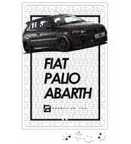 Fiat Palio Abarth Race Style Puzzle 240 Parça Yapboz