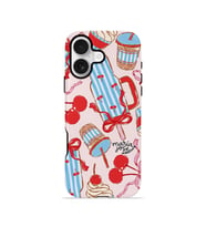 iPhone 17 Vorian Çift Katmanlı MagSafe Kılıf Dolce Cherry Picnic