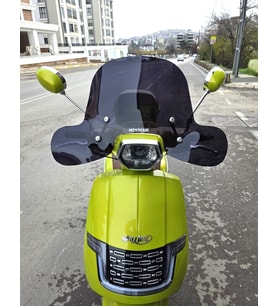 MOTOCAM Skyjet Bayberry Ön Cam 2024-2026 Model 37cm Siyah Renkli 4mm Elcikli APARATSIZ