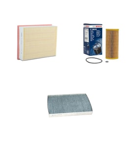 Bosch Filtre Bakım Seti Audi A4 1.9 TDI Dizel 2001-2004 Hava + Yağ F. + Polen Filtre Bosch