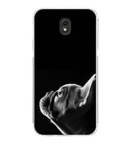 PrintiFy Samsung Galaxy J7 Pro ile Uyumlu Köpek 1 Kamera Korumalı Şeffaf Kılıf