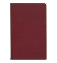 DEFFTER JUST SIMPLE SOFT ESNEK KAPAK İPLİK DİKİŞLİ 13x2.5cm ÇİZGİLİ DEFTER 96 YP. - BURGUNDY