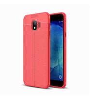 Samsung Galaxy J4 Uyumlu Kılıf Zore Niss Silikon Kapak (Kırmızı)