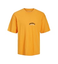Jack & Jones Jorbrınk Studio Erkek Bisiklet Yaka Turuncu T-shirt 12227718 (Turuncu)