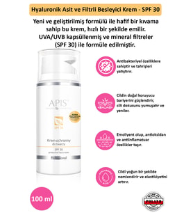 Güneş Koruyucu Krem SPF 30 - 100ml