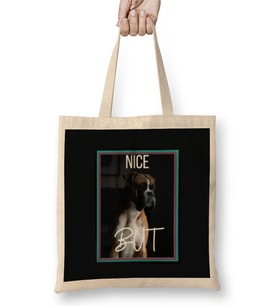 Dog Lover Gift Bez Çanta Uzun Saplı