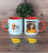 Mühendisler Günü Hediyesi Kupa Bardak Turuncu Fotoğraflı Mühendis Hanım