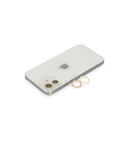 Apple İphone 12 Mini Renkli Kamera Lens Koruma Cam - Sarı-turuncu