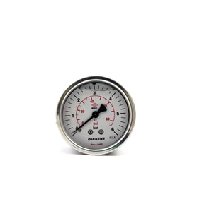 0-6 Bar 50 mm Gliserinli Panotipli Manometre G 1/4 inç, hassas ölçüm