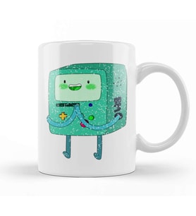 Adventure Time Bmo And Snow Kupa Bardak Porselen