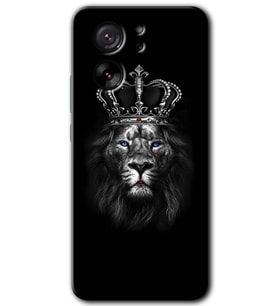 Xiaomi Mi 13T Pro Kılıf HD Desen Baskılı Arka Kapak - King Lion