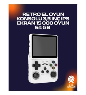Mey İthalat® Retro Oyun Cihazı – Çift MicroSD Desteği, Çoklu Platform Uyumu, 3200 mAh Batarya