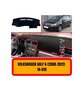 Volkswagen Golf 6 2008-2012 Ön Örtüsü Göğüs Panel Torpido Koruma Koruyucu Kılıfı Halısı Yedek Parça