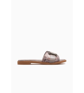 Mammamia Kadın Deri Günlük Terlik 26y D26yt-1430 Vizon